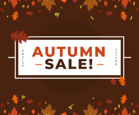 Autumn Sale Vector