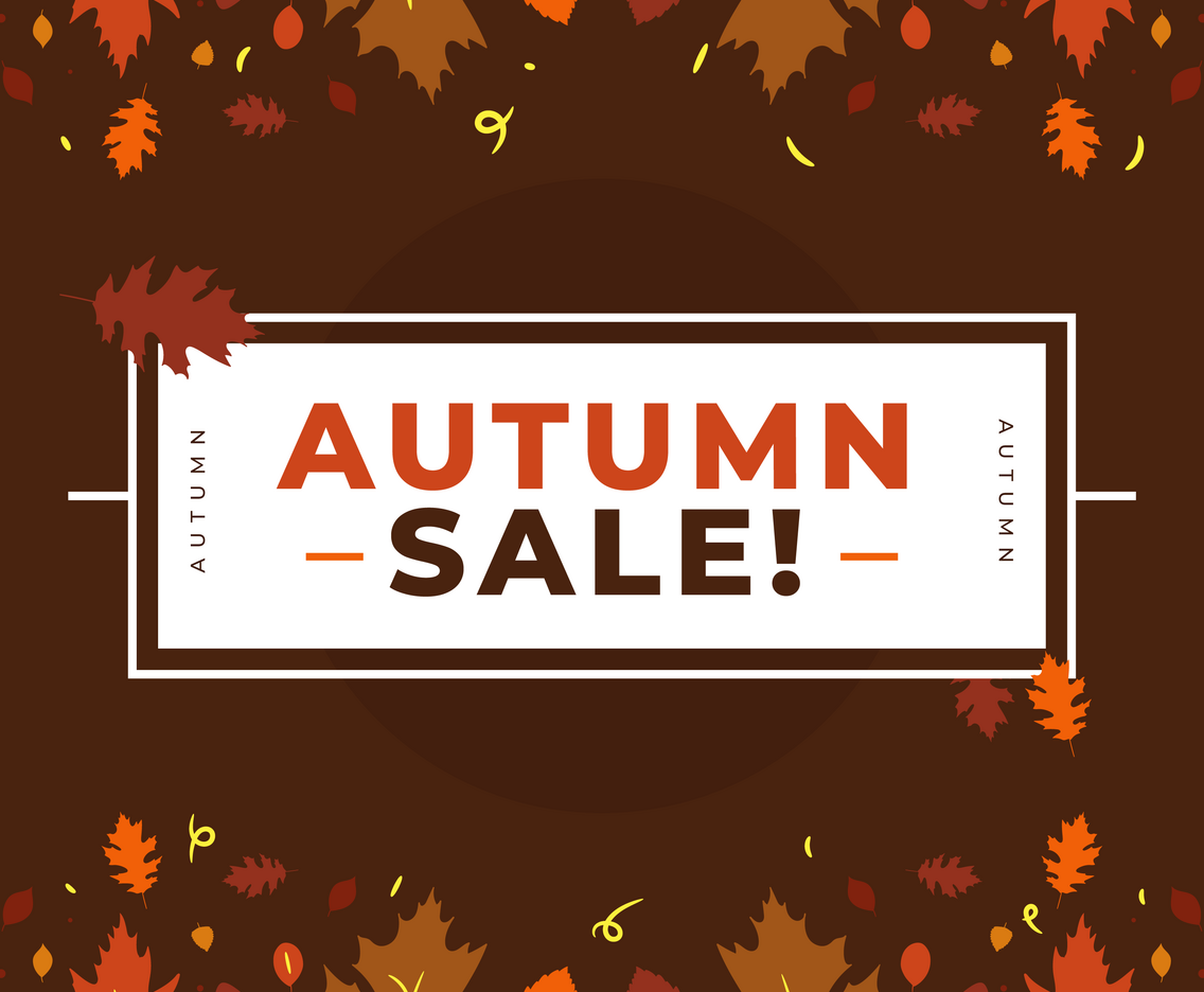 Autumn Sale Vector