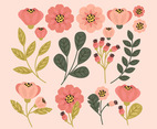 Vector Flowers and Branches