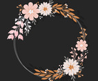 Vector Floral Wreath
