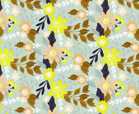 Vector Floral Seamless Pattern