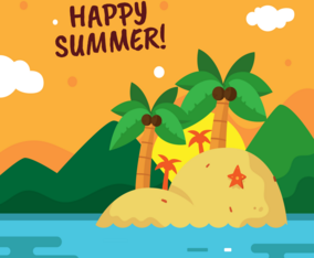 Summer Beach Vector
