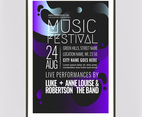 Vector Music Festival Poster Template
