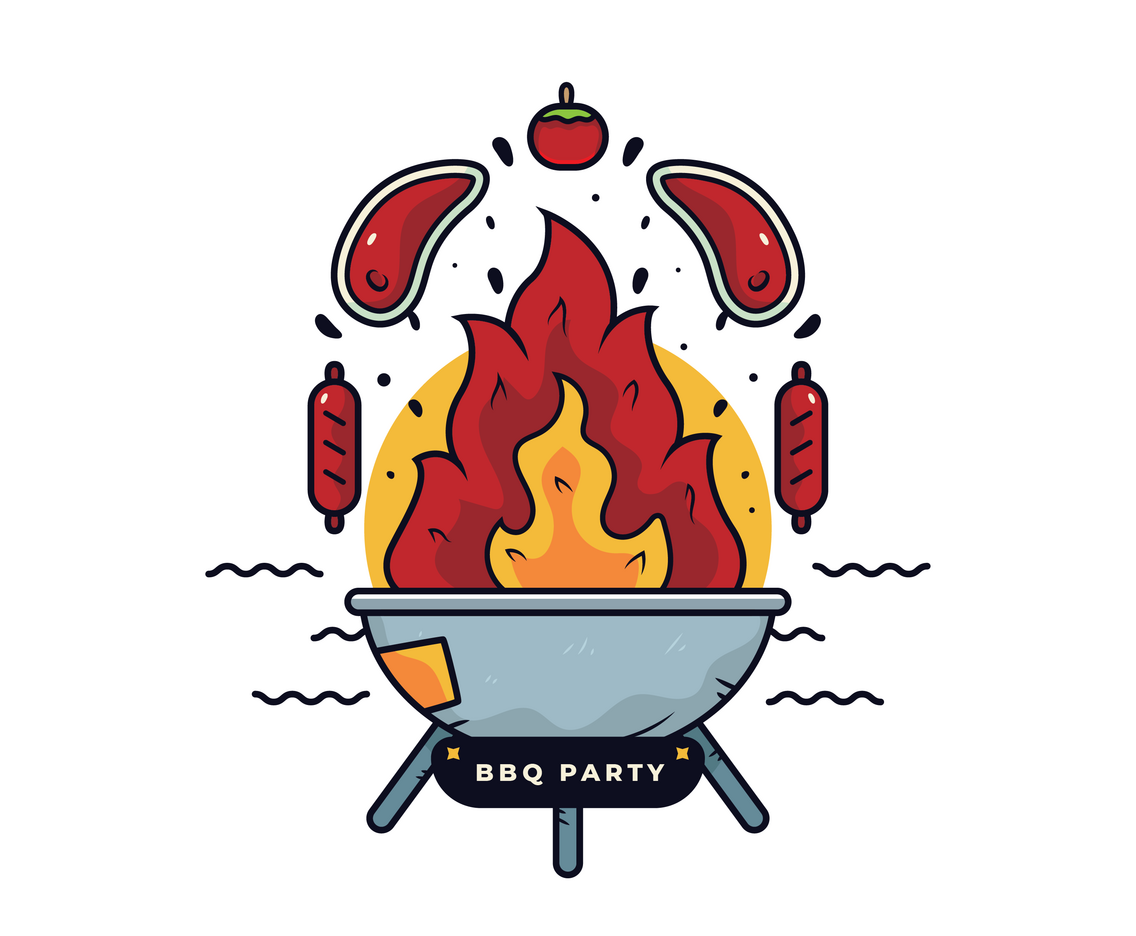 BBQ Party Vector