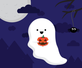 Halloween Ghost Vector