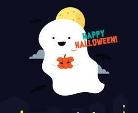 Halloween Ghost Vector
