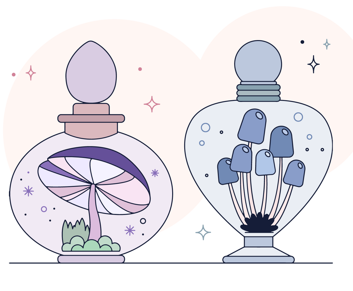 Fungus Garden Vector