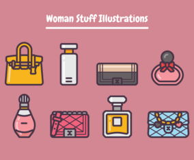 Woman Stuff Illustration