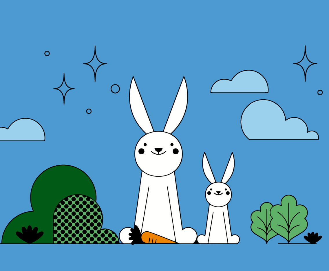 Free Rabbits Vector