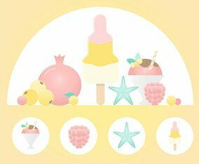 Vector Food Elements