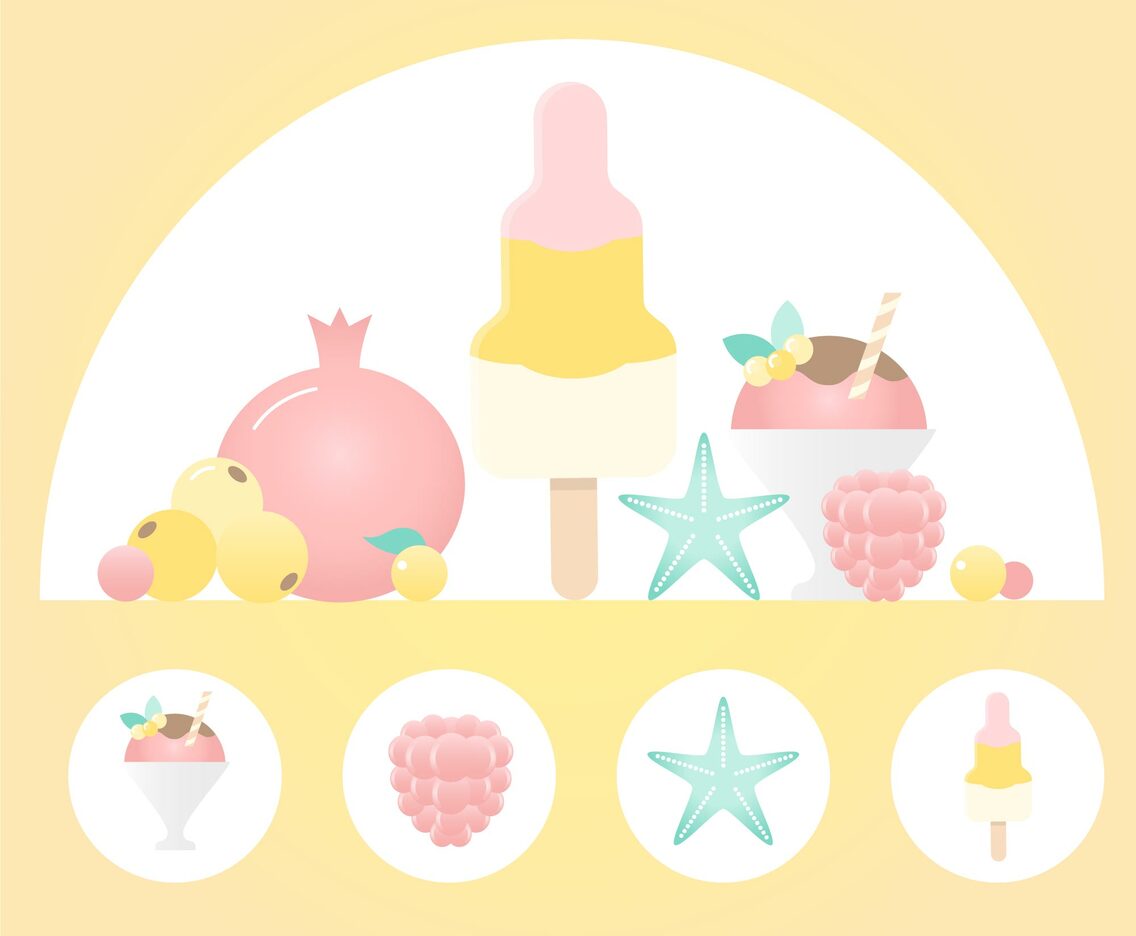 Vector Food Elements