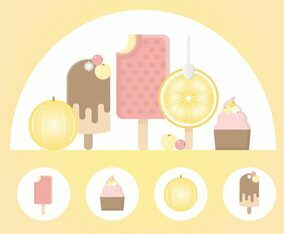 Vector Food Elements