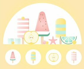 Vector Food Elements