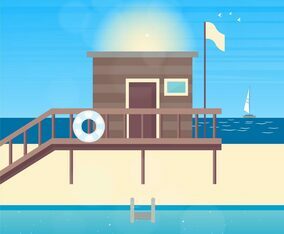 Vector Summertime Illustration