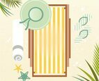 Vector Summertime Elements Illustration