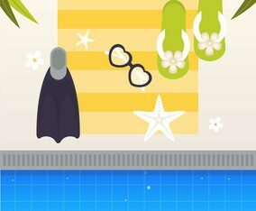 Vector Summertime Illustration