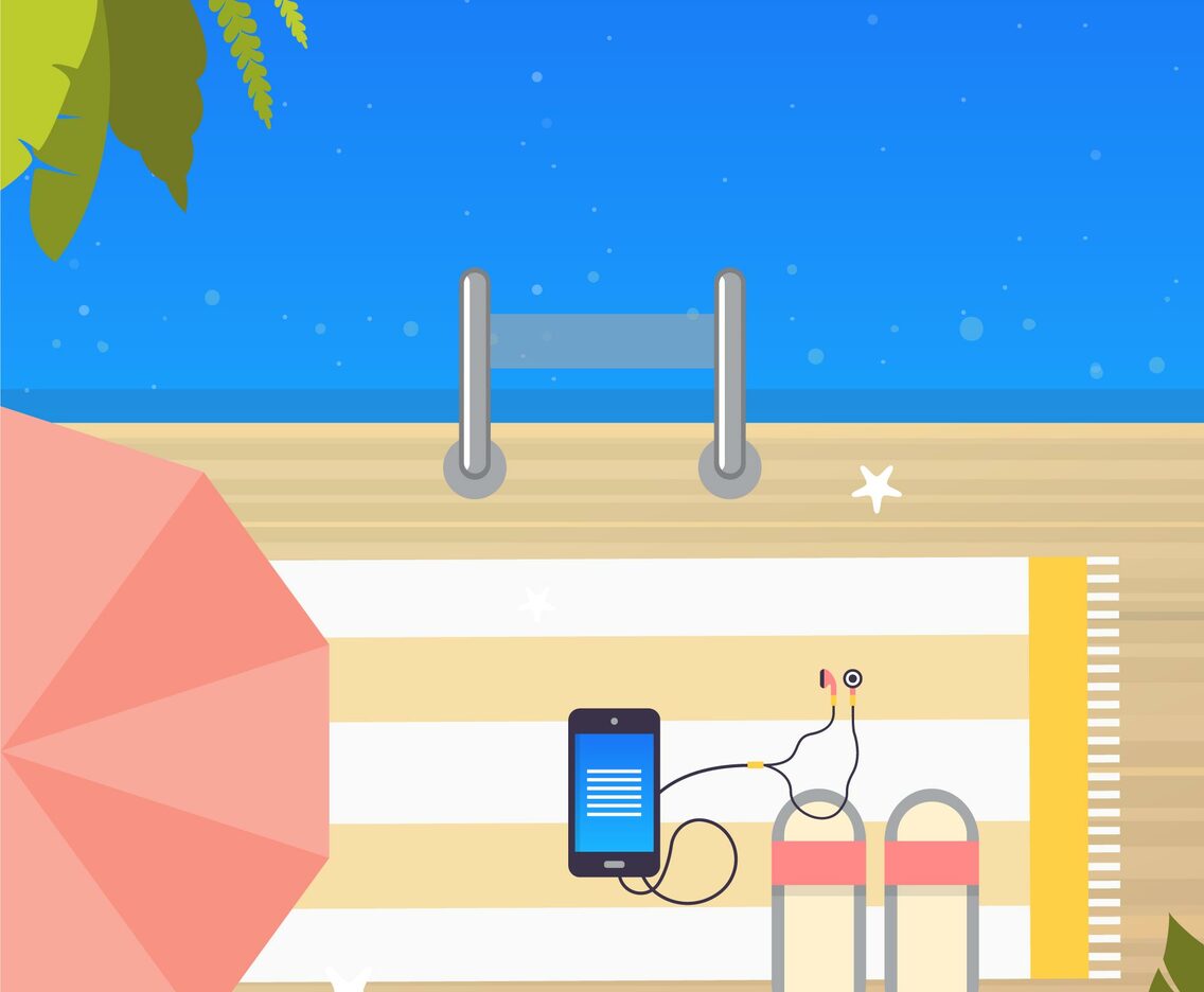 Vector Summertime Illustration