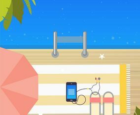 Vector Summertime Illustration