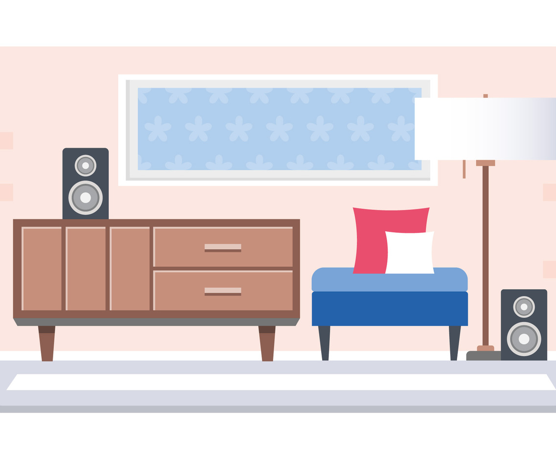 Vector Livingroom Illustration