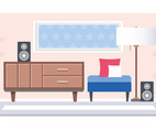 Vector Livingroom Illustration