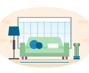 Vector Livingroom Illustration