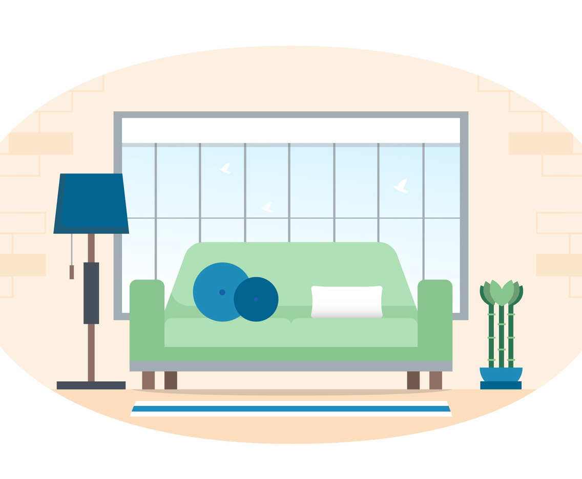 Vector Livingroom Illustration