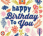 Happy Birthday Vector Design