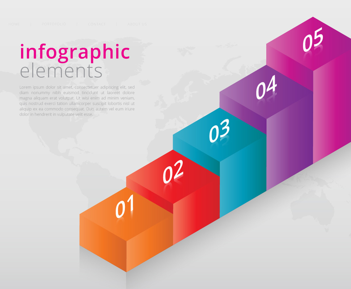 3D Infographic Elements