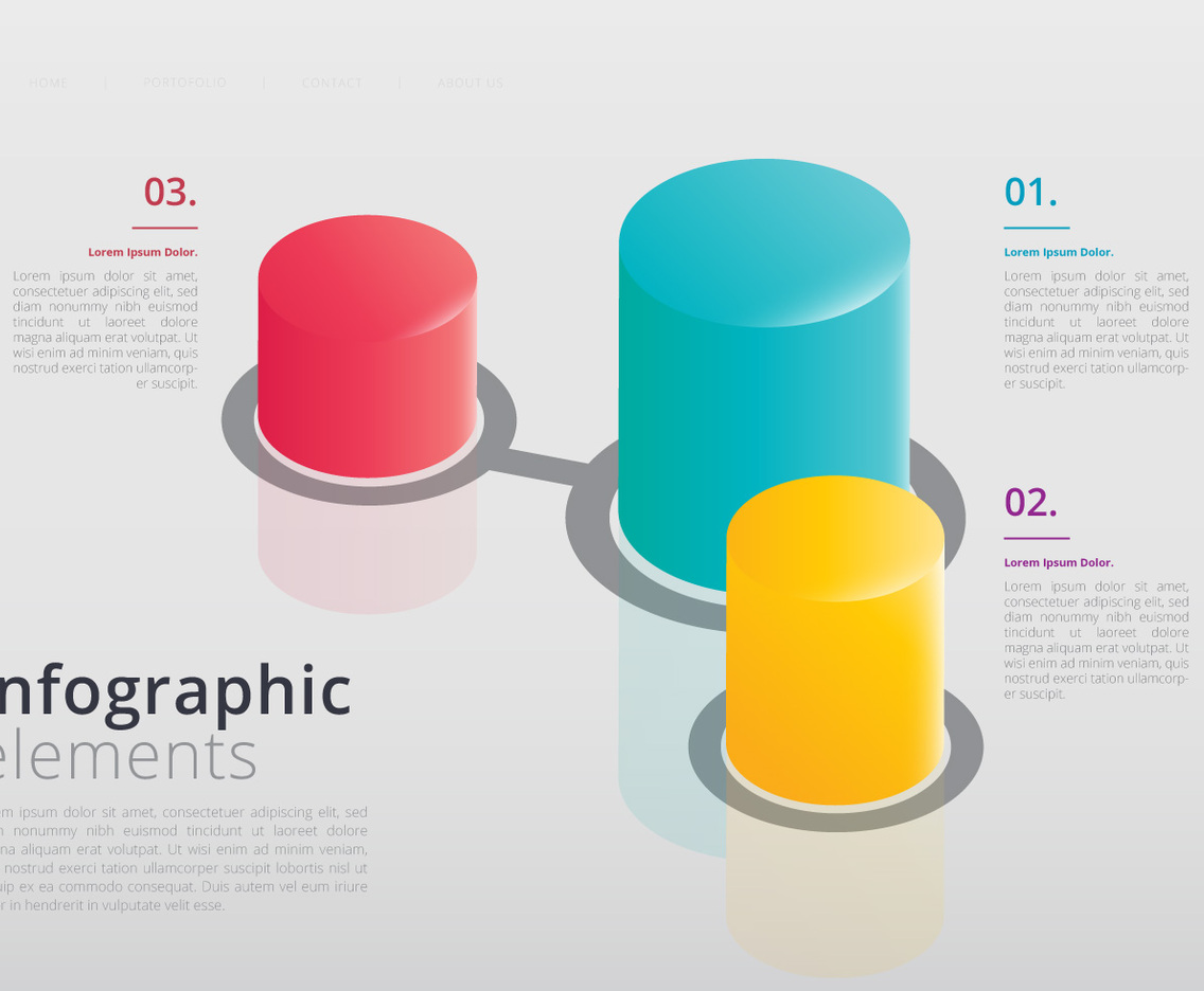 3D Infographic Elements