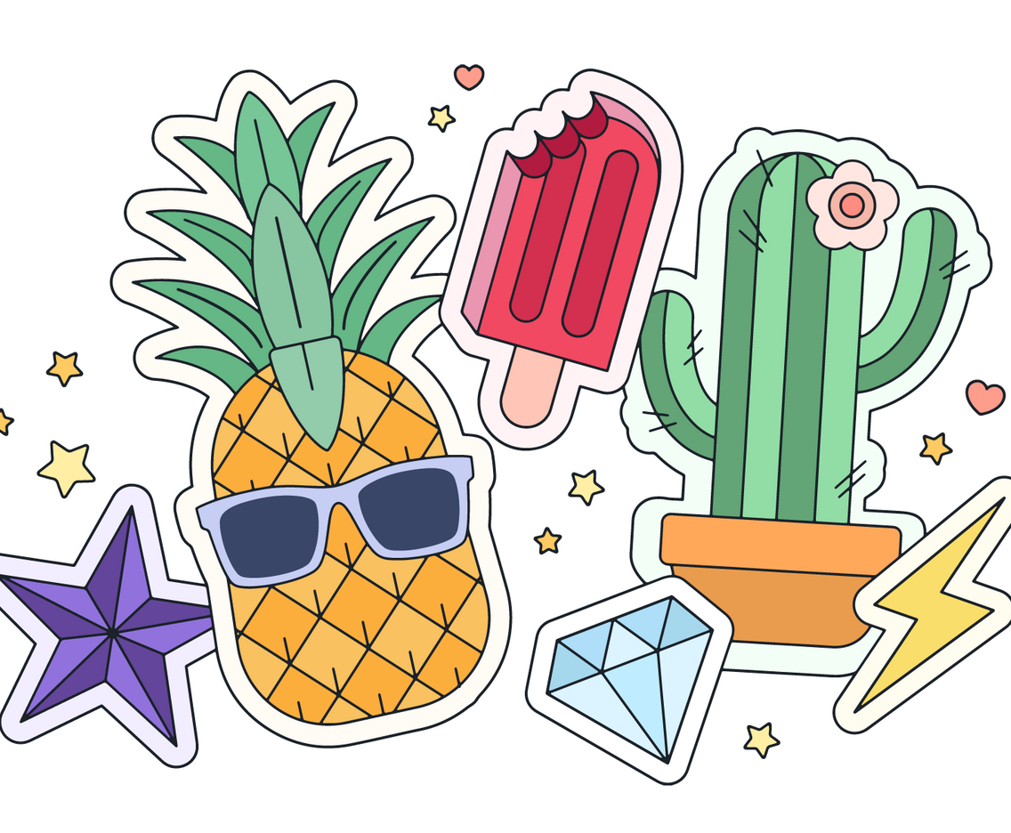Stickers Vector