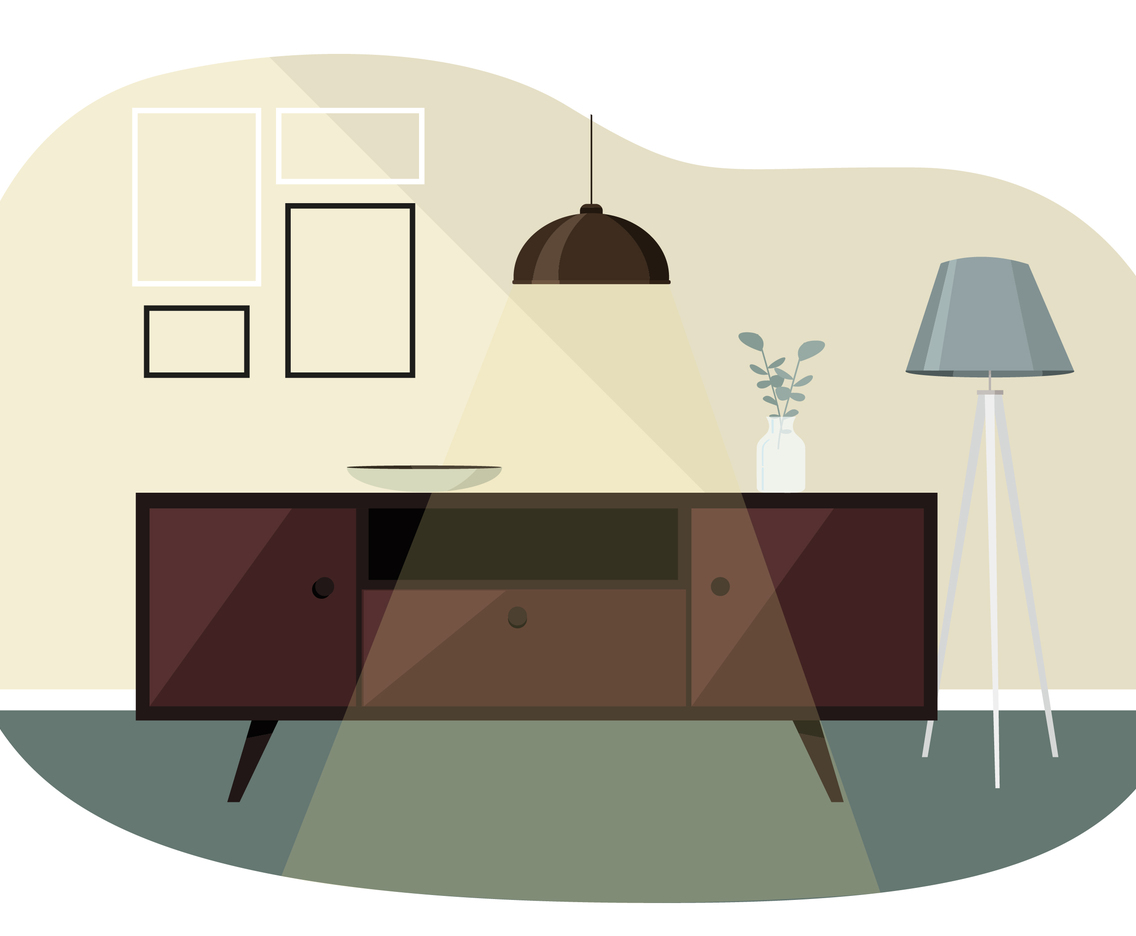 Vector Livingroom Illustration
