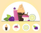Vector Summertime Elements Illustration