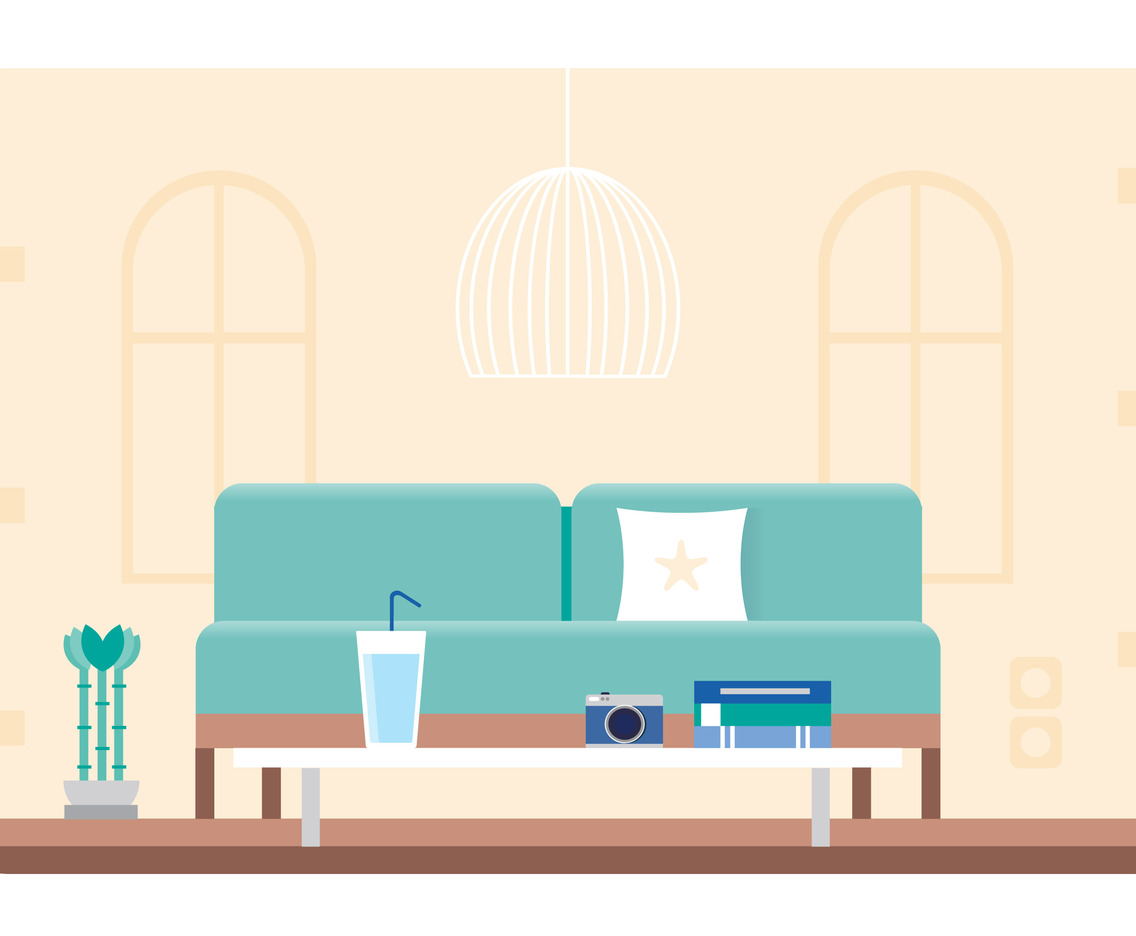 Vector Livingroom Illustration