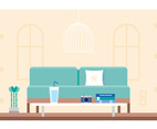 Vector Livingroom Illustration