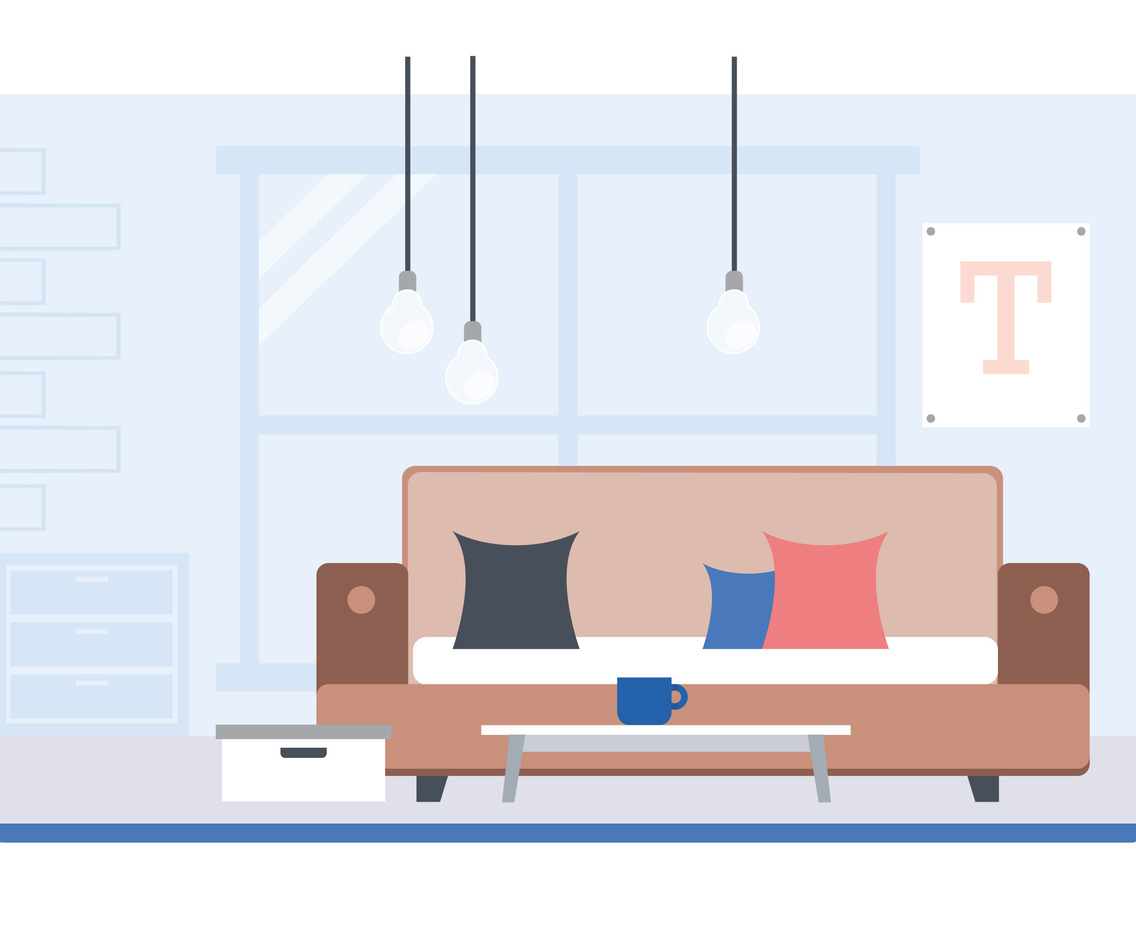 Vector Livingroom Illustration