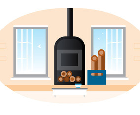 Vector Livingroom Illustration
