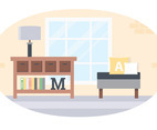 Vector Livingroom Illustration