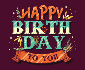 Happy Birthday Vector Design