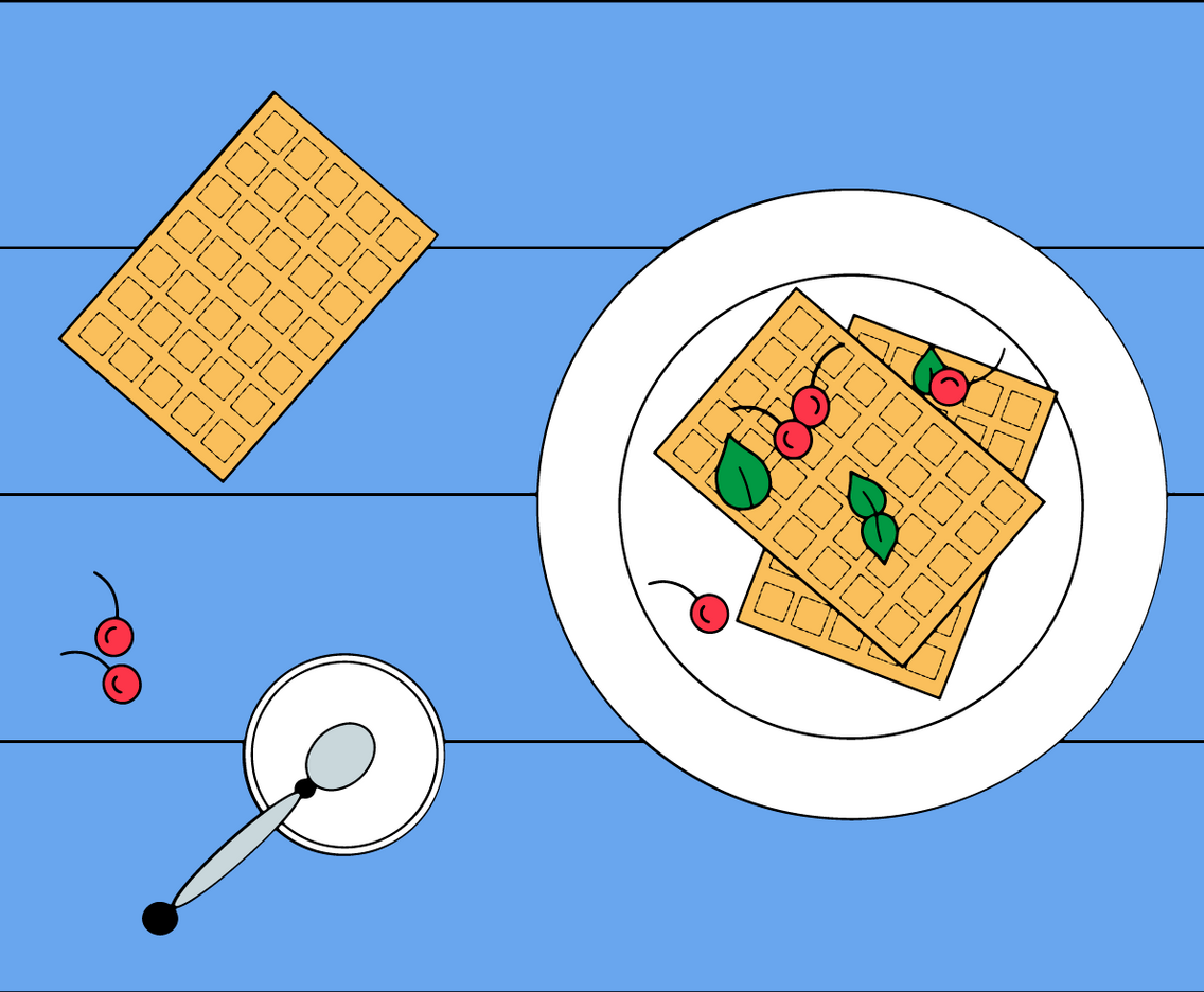 Free Waffle vECTOR