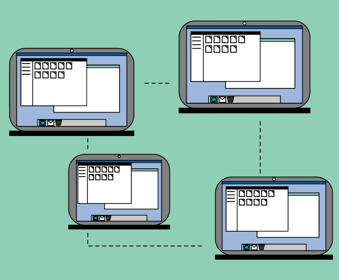 Free Connections Vector