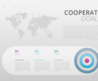 Corporate Goals Infographic. Team Work Infographic.