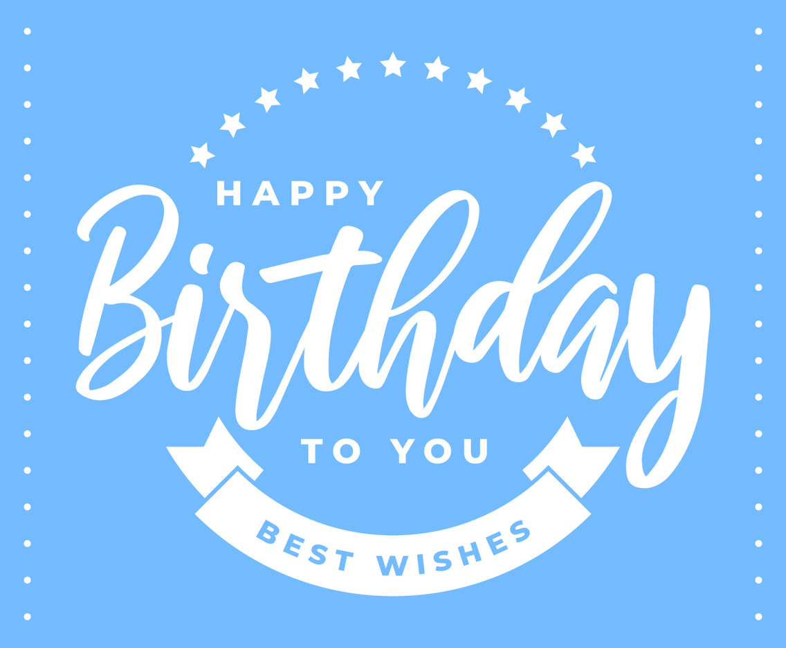 Happy Birthday Greeting Card Template