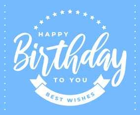 Happy Birthday Greeting Card Template