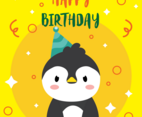 Happy Birthday Animals Vector