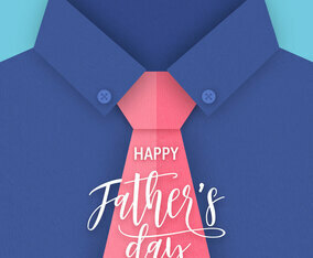 Father’s Day Paper Art Greeting Card