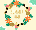 Cute Summer Background Vector