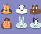 Animal Face Set