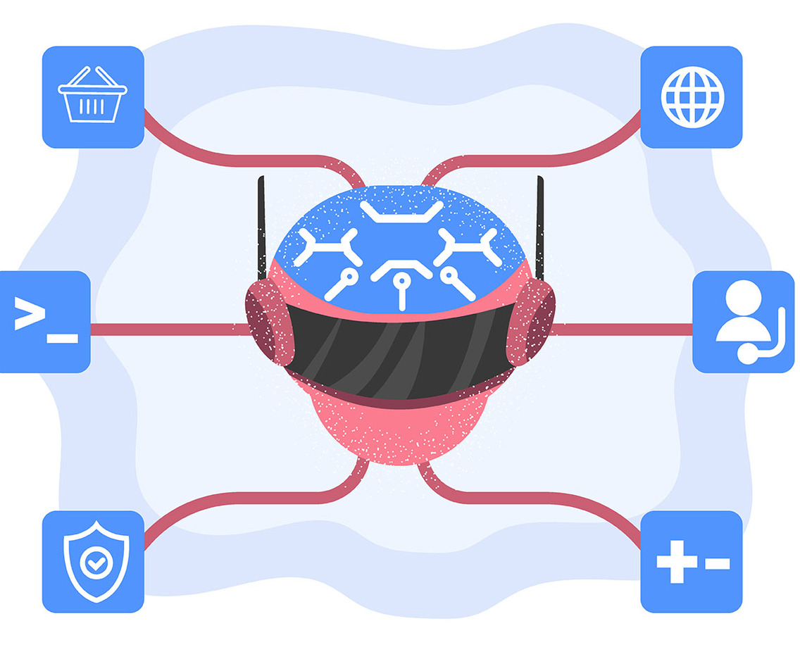 Artificial Intelligence with Robot Head