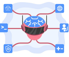 Artificial Intelligence with Robot Head