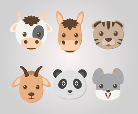 Animal Faces Collection